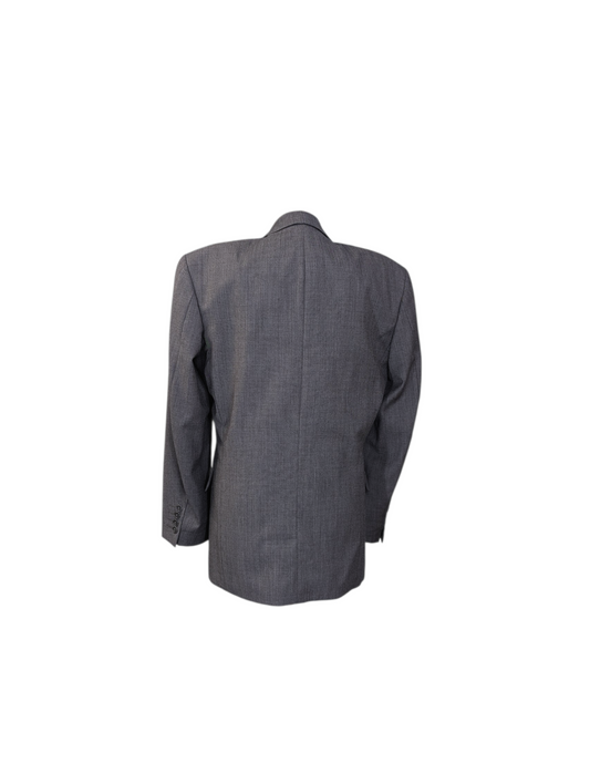 Preloved Next Grey Wool Double Breasted Blazer 42" (M)