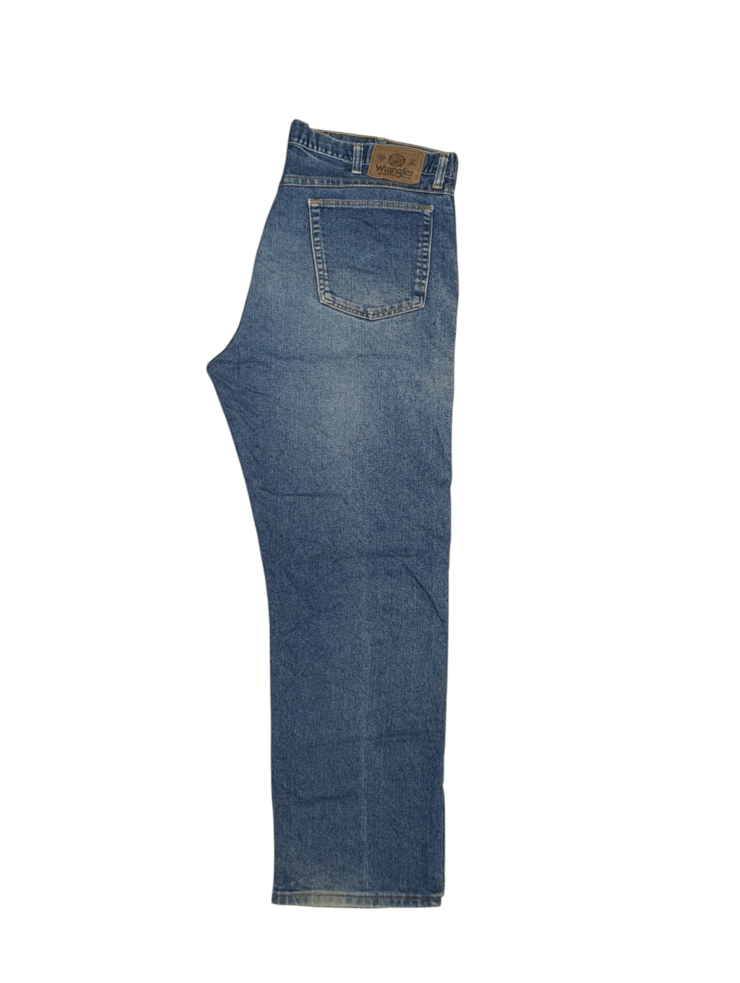 Wrangler Faded Blue Wash Straight Leg Baggy Fit Jeans 40"