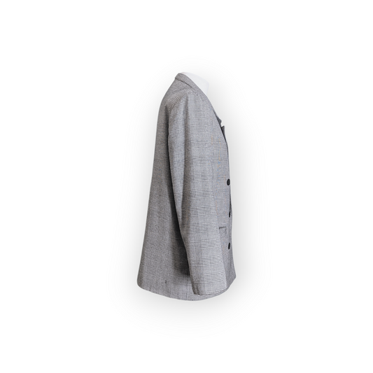 Vintage 80s Herringbone Blazer - Paul Sepreates - 42"