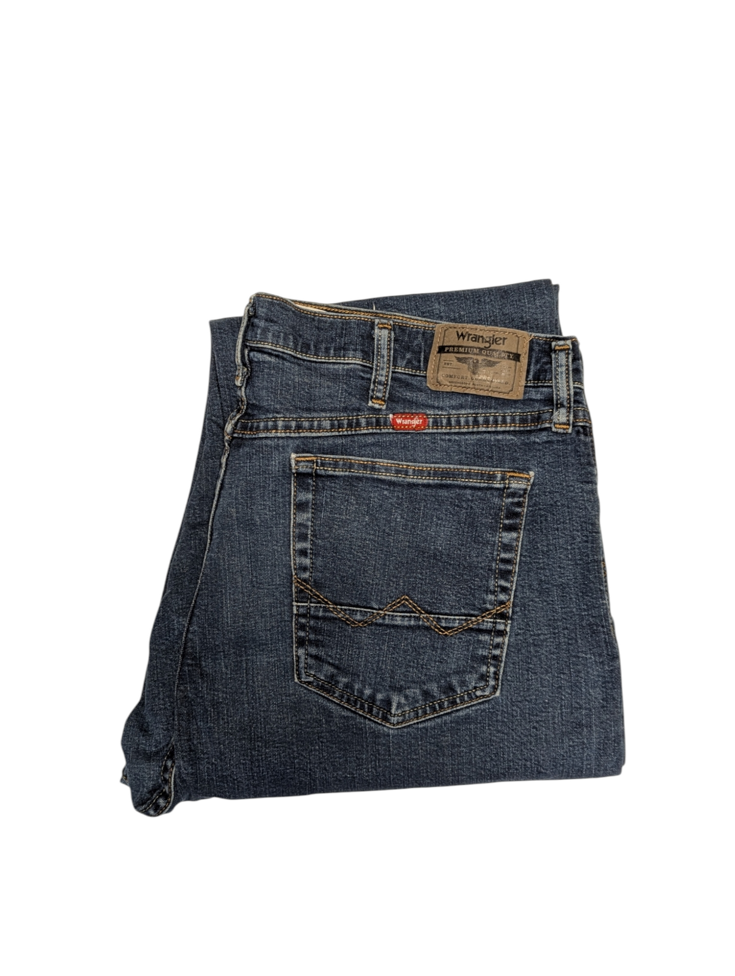 Wrangler Relaxed Bootcut Blue Faded Jeans 38" Waist