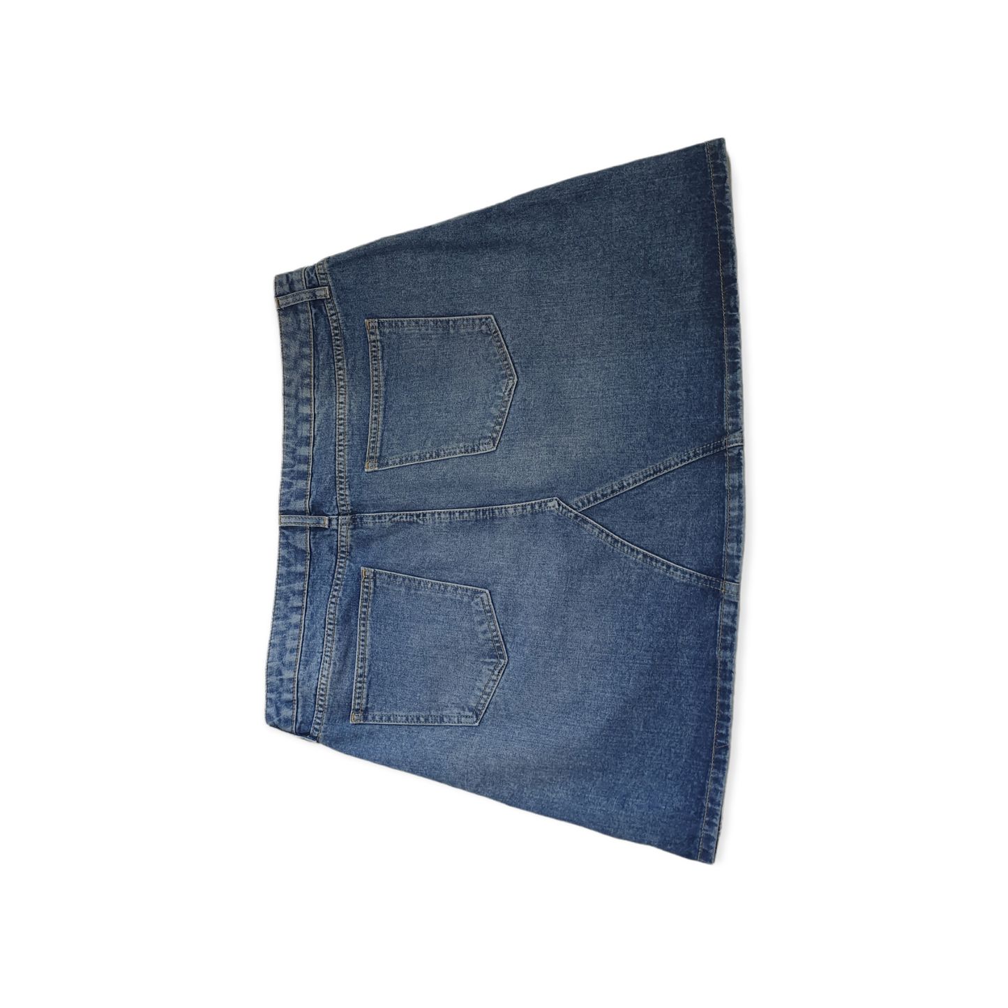 M&S Collection Light Denim Mini Skirt UK18 W38