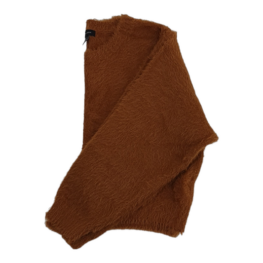 Fluffy Brown Baloon sleeve Cropped Knit - New Look - 44" Medium