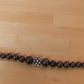 Bobble Diamonte Wallet Chain 21" Gun Metal Grey