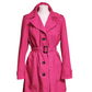 Preloved M&S Hot pink belted trench coat mac UK16