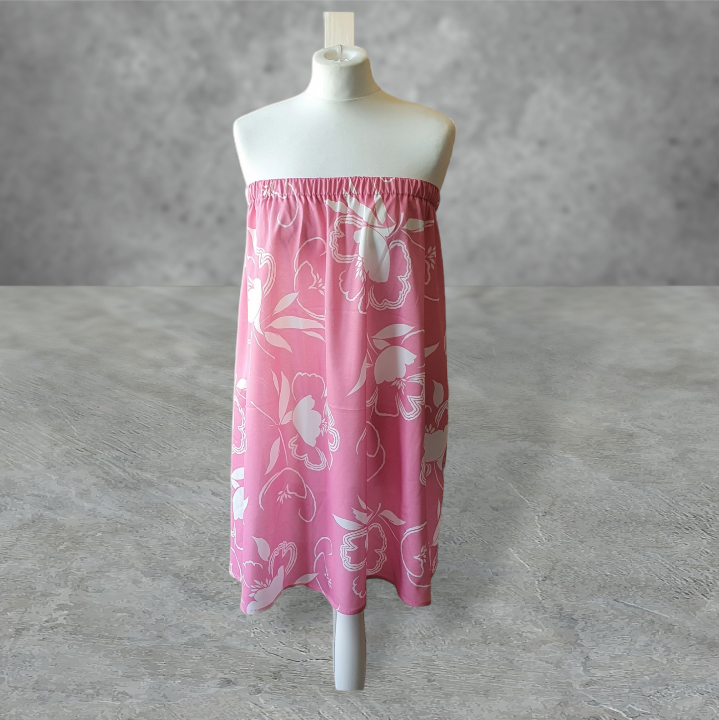 Vintage Blouse and Skirt Dress 2 Piece Co-Ord Outfit Set Pink Floral UK14 -16
