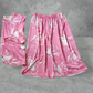 Vintage Blouse and Skirt Dress 2 Piece Co-Ord Outfit Set Pink Floral UK14 -16