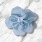 9" Flower Corsage Handmade Recycled Material, brooch Pin backing, Baby Blue Flower