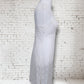 Vintage 1960s St Michaels White Floral Lace Slip Lingerie Dress UK 12