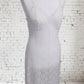 Vintage 1960s St Michaels White Floral Lace Slip Lingerie Dress UK 12