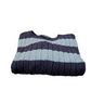 Lands End Large Preloved V-Neck Cable Knit Sweater and Blue Stripe