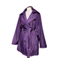 Vintage Wardobe Purple Trench Coat Mac UK20