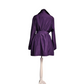 Vintage Wardobe Purple Trench Coat Mac UK20