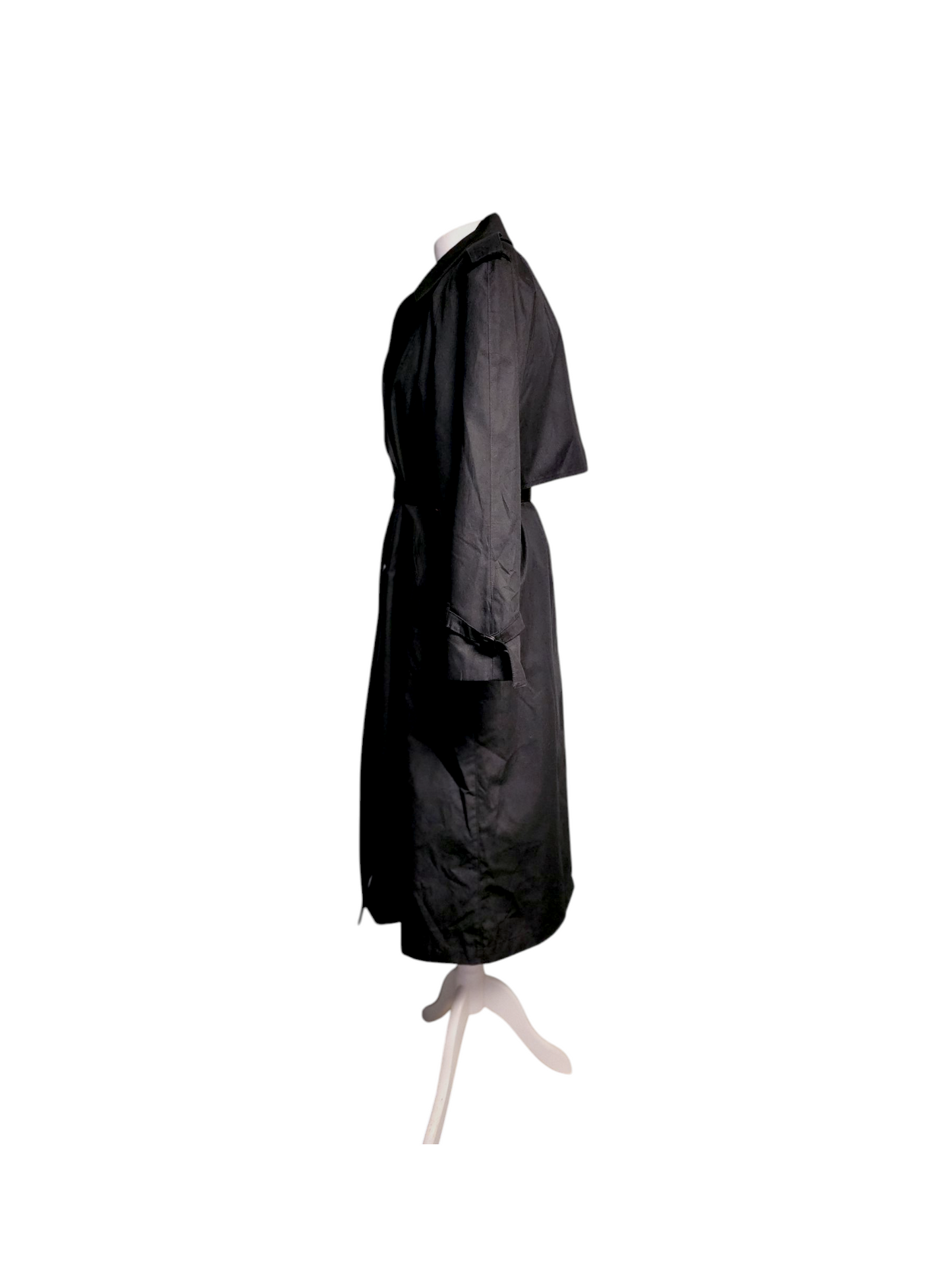 Vintage Black Oversized Trench Coat Large/X-Large