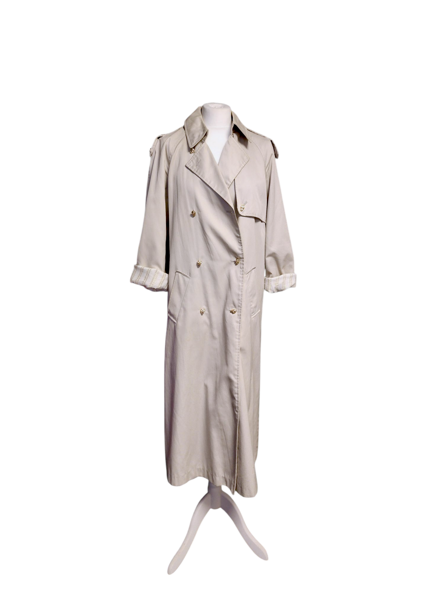 Re-Fashioned Stud & Skull Trench Coat - M/L - House of Fraser, Le Mac