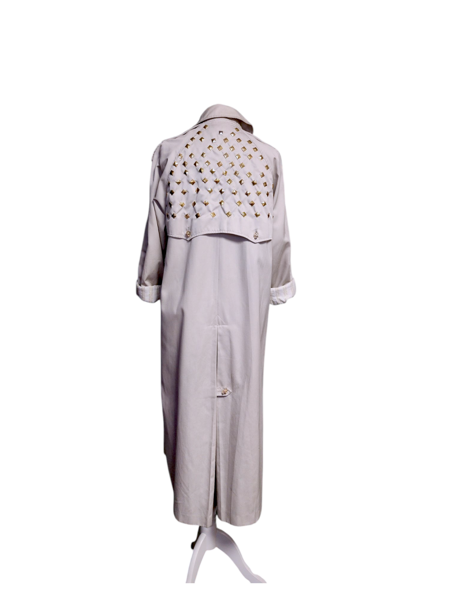 Re-Fashioned Stud & Skull Trench Coat - M/L - House of Fraser, Le Mac