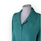 Vintage Embroidered Oversized Blouse - UK22 - Green 'Elena' Shirt