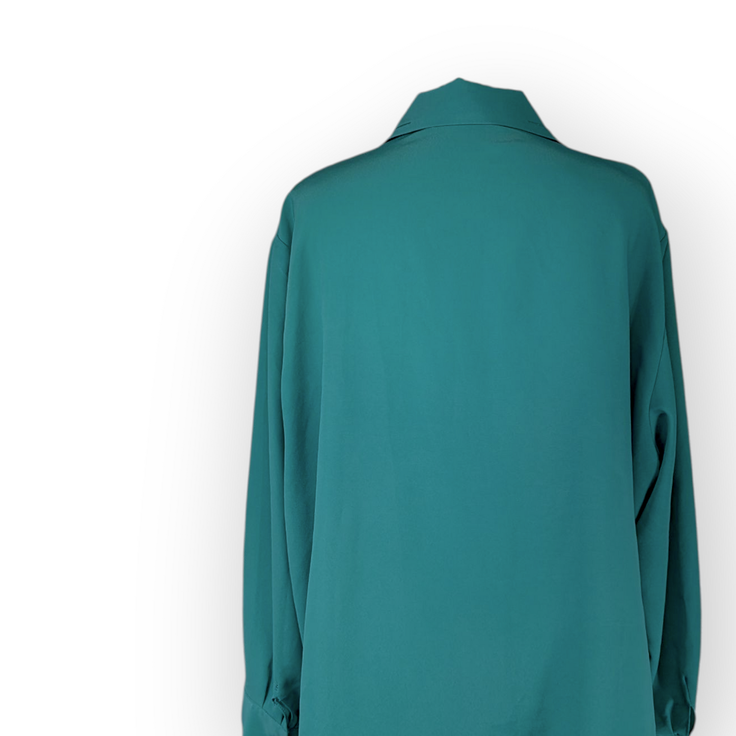 Vintage Embroidered Oversized Blouse - UK22 - Green 'Elena' Shirt