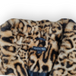 Leopard print faux fur coat UK14