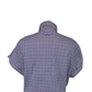 Oversized Gingham Shirt -TM Lewin -Button Down Collar - Red Blue Red - Medium