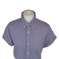Oversized Gingham Shirt -TM Lewin -Button Down Collar - Red Blue Red - Medium