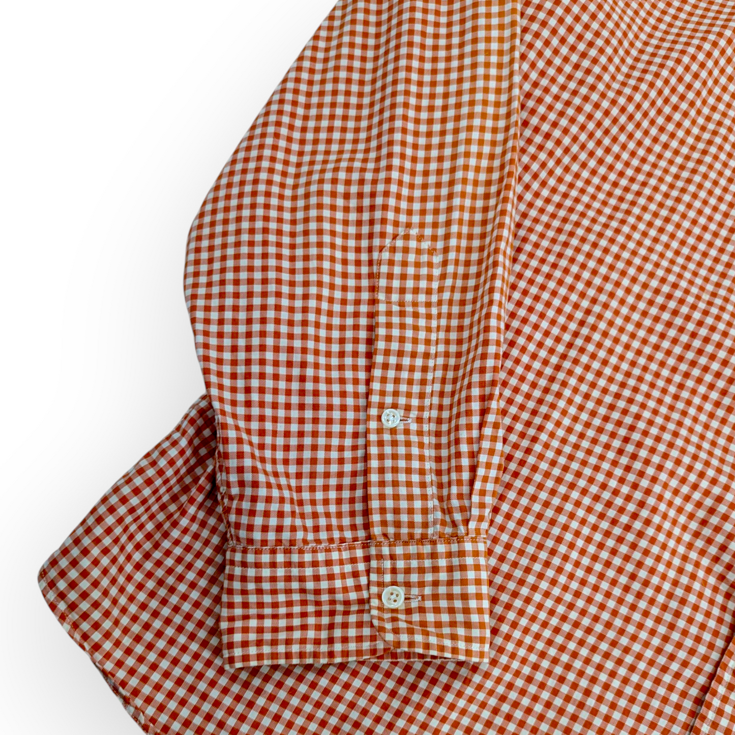 Polo by Ralph Lauren Orange Gingham Plaid Oversized Shirt XXL