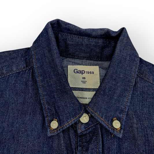 Preloved - GAP - Denim - Long Sleeve Western Shirt - XS