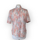 Honor Milburn Floral Ditsy Short Sleeve Blouse Pink Red (UK10) Medium