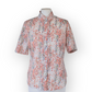 Honor Milburn Floral Ditsy Short Sleeve Blouse Pink Red (UK10) Medium