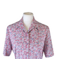 Honor Milburn Floral Ditsy Short Sleeve Blouse Pink Blue (UK12)