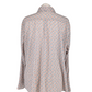 Vintage grey & orange pattern long sleev blouse UK 20