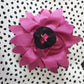 11" XL Flower Corsage Handmade Recycled Material, Pin Back, Shoulder Brooch