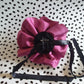 10" XL Flower Corsage Handmade Recycled Material, Pin Back, Shoulder Brooch