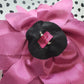 11" XL Flower Corsage Handmade Recycled Material, Pin Back, Shoulder Brooch