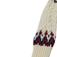 Nordic Vintage Cable Knit Hooded Cardigan Small