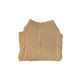 Banana Republic Preloved Tan Cable Half Zip Knit Funnel Neck Small