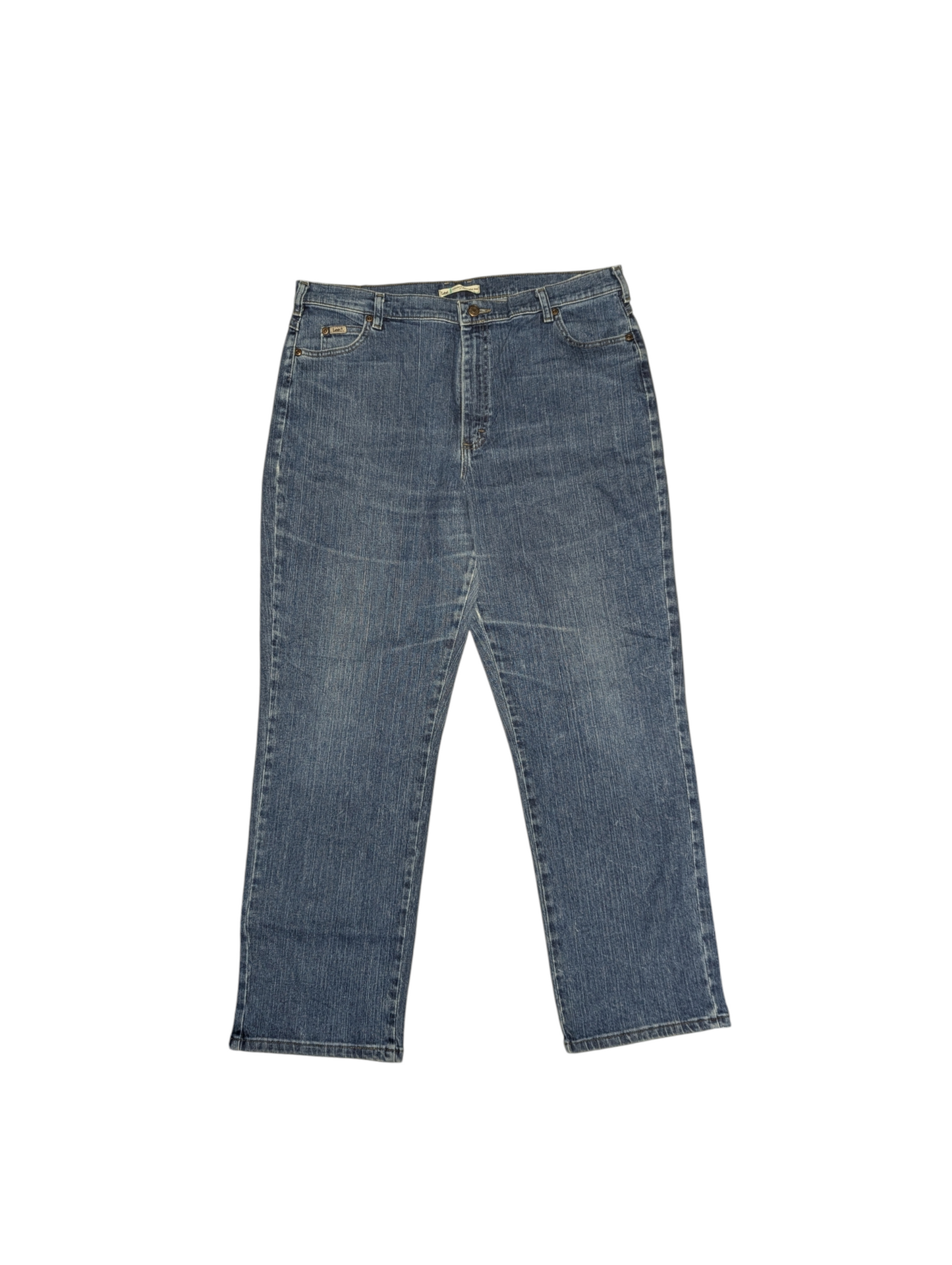 Lee Dirty Blue Faded Straight Leg Loose Fit Jean 40"