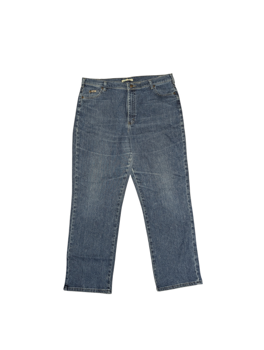 Lee Dirty Blue Faded Straight Leg Loose Fit Jean 40"