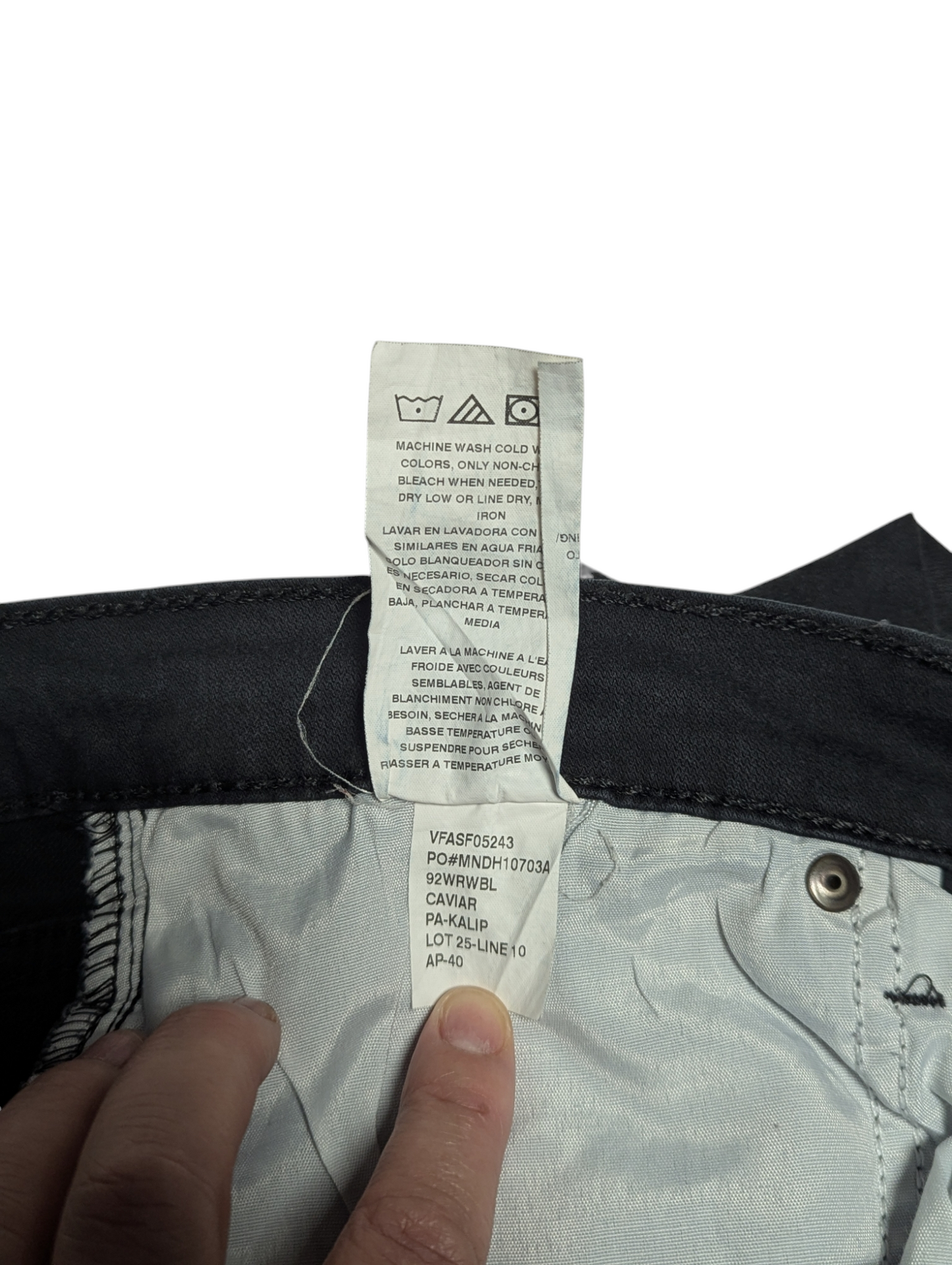 Wrangler Slim fit Baded Black Denim Jeans