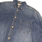 Preloved - H&M - Stone washed - Soft cotton Denim Shirt -  XS