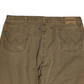 Wrangler Tan Fleece Lined Workwear Baggy Straight Leg Tan Fleece Lined Jeans 42"