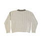 Britches Vintage Sand V-Neck Cable Preppy Knit Jumper XXL