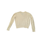 Ahead Preloved Cream Wool Cable Knit Jumper Medium