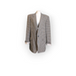 Aitken and Niven 'Magee' Tailored Plaid Check Brown and black Blazer 44"