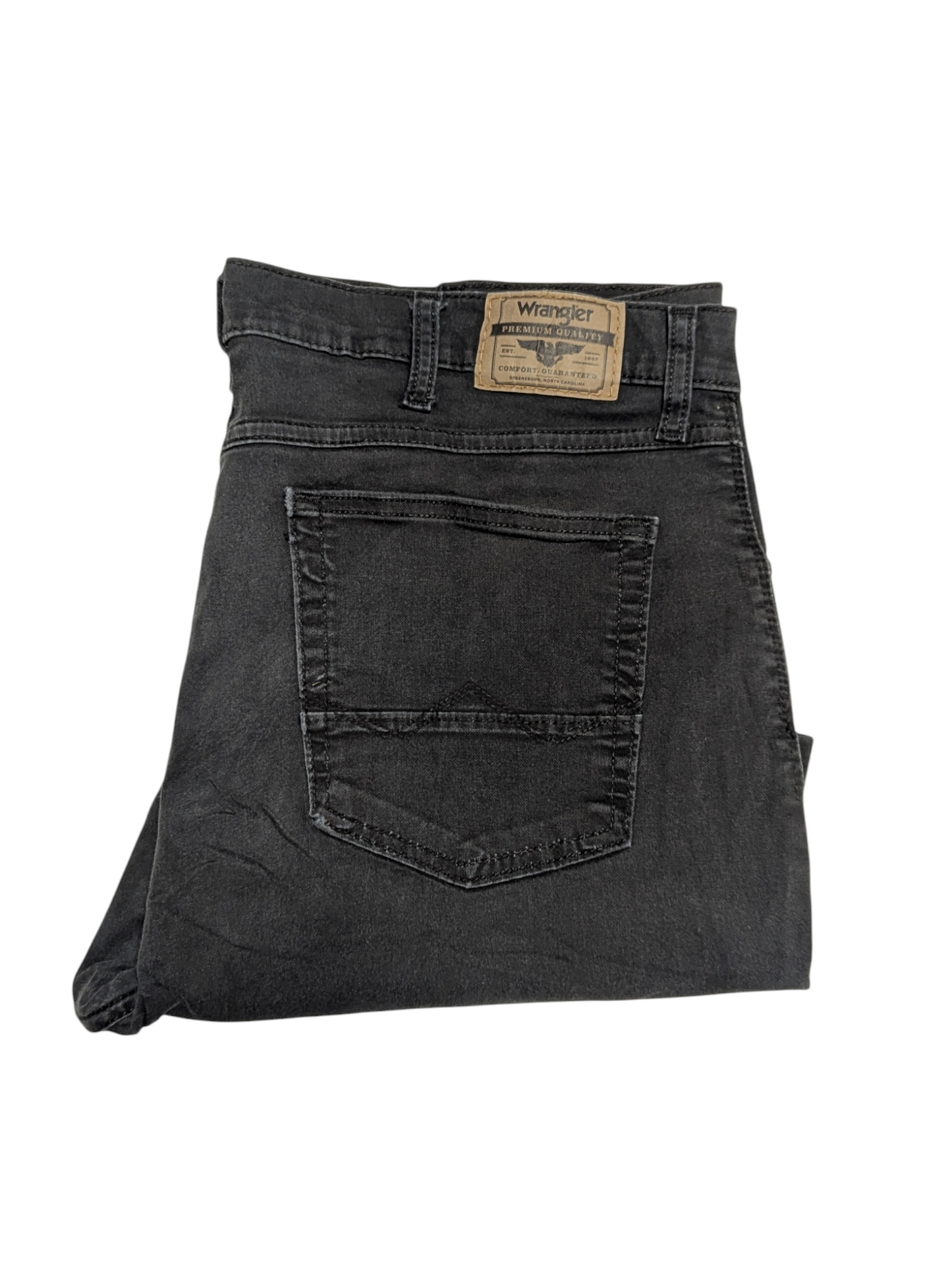 Wrangler Slim fit Baded Black Denim Jeans