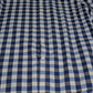 Preloved - FredPerry - Blue & White Gingham Shirt - Long Sleeve - Large