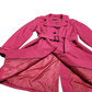 Preloved M&S Hot pink belted trench coat mac UK16