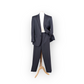 Grey Pinstripe Suit 2 Piece Single Breasted Chest 40" 50% Wool Preloved Brook Taverner Reid & Taylor