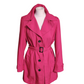 Preloved M&S Hot pink belted trench coat mac UK16