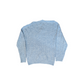 Jantzens Vintage Baby Blue Cable Knit V-Neck Sweater Small