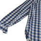 Preloved - FredPerry - Blue & White Gingham Shirt - Long Sleeve - Large
